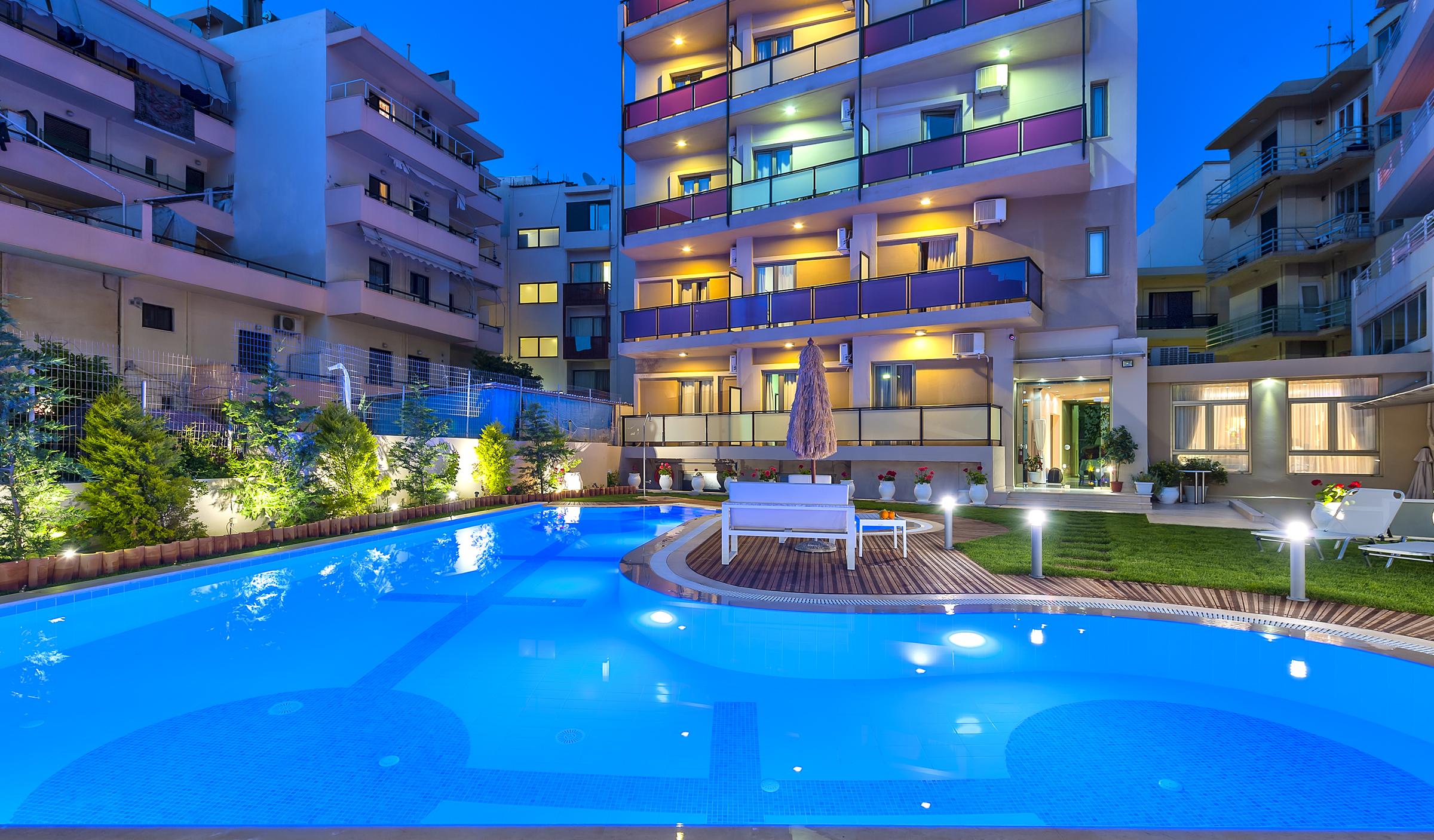 Leonidas Hotel & Apartments Rethymno  ภายนอก รูปภาพ