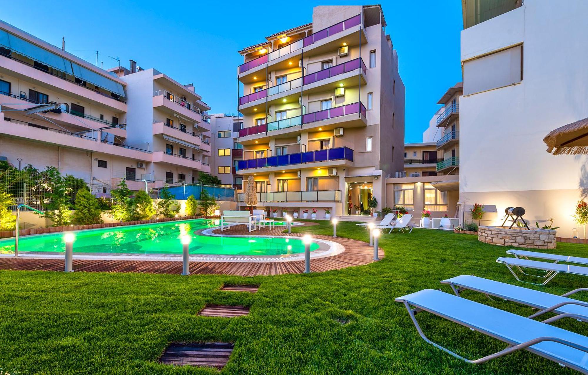 Leonidas Hotel & Apartments Rethymno  ภายนอก รูปภาพ