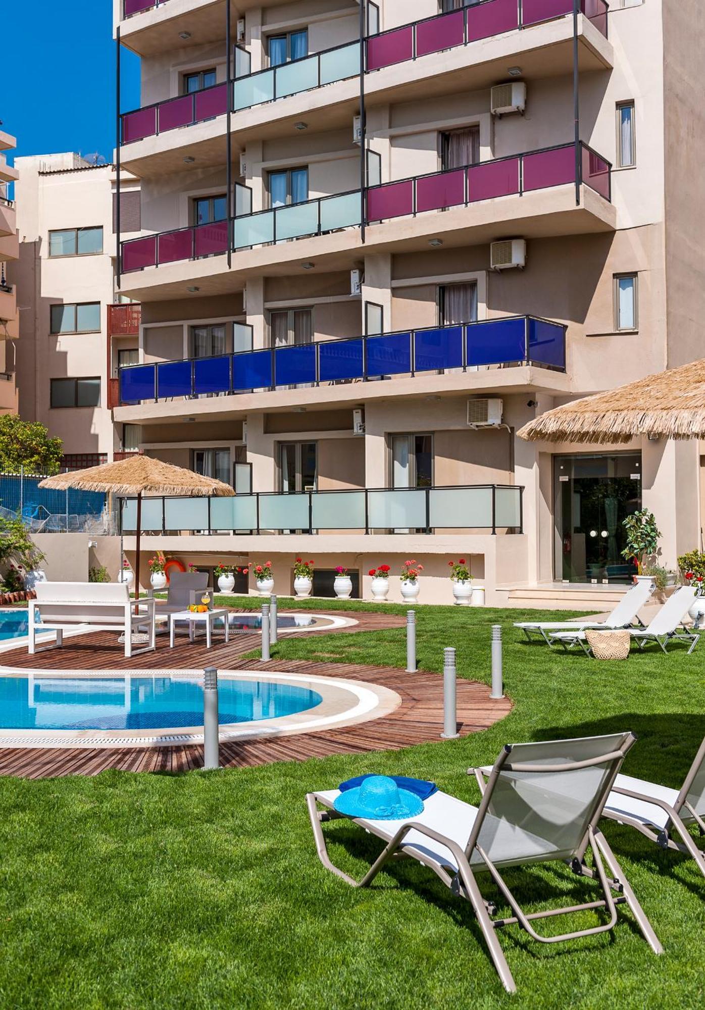Leonidas Hotel & Apartments Rethymno  ภายนอก รูปภาพ