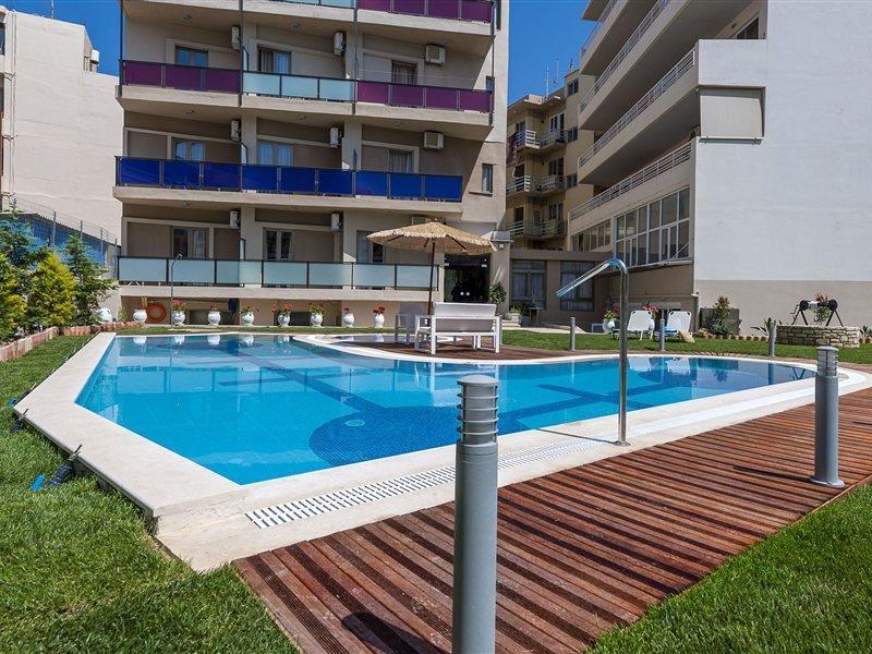 Leonidas Hotel & Apartments Rethymno  ภายนอก รูปภาพ