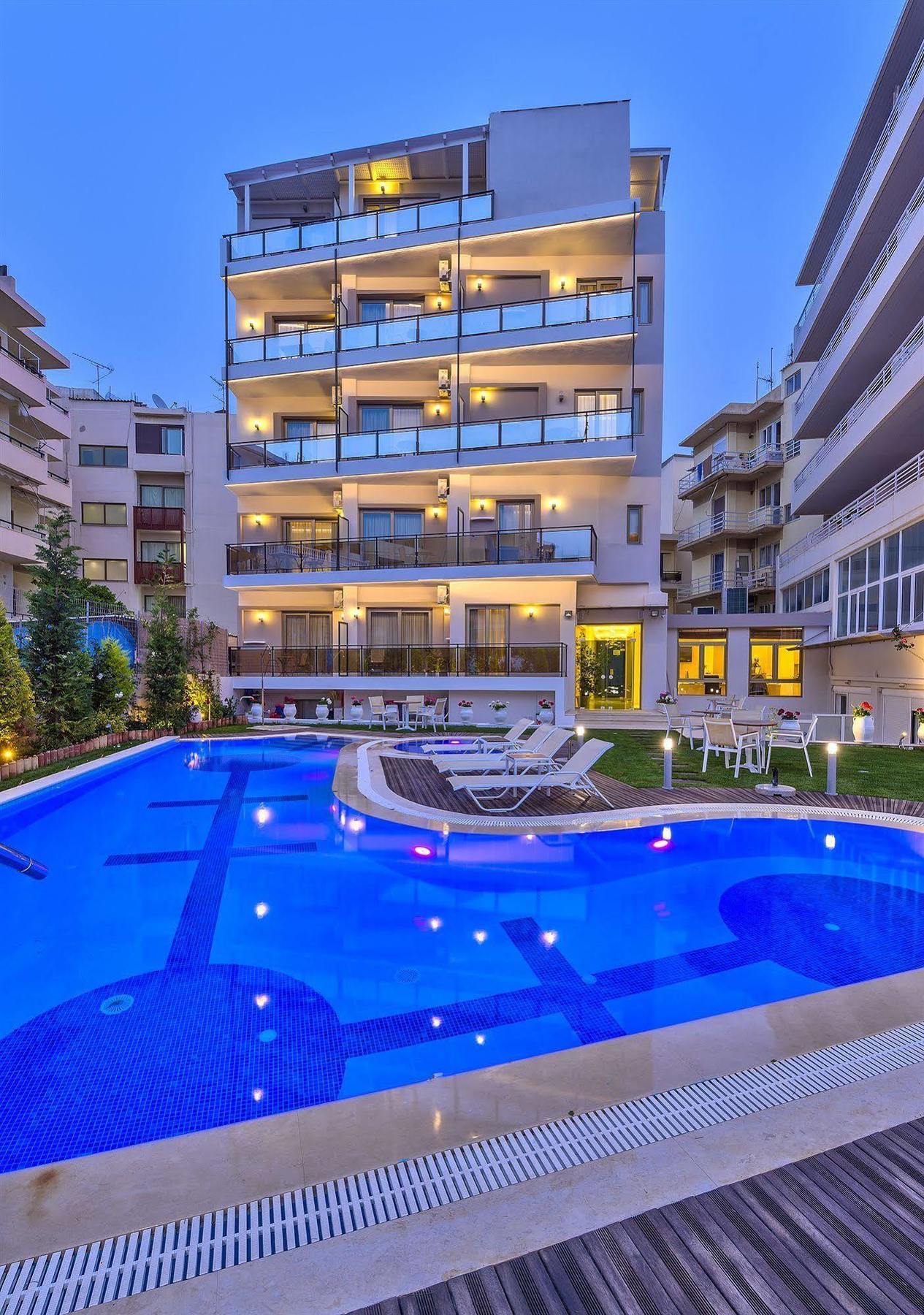 Leonidas Hotel & Apartments Rethymno  ภายนอก รูปภาพ